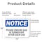 Signmission Please Ensure Gas Is Turned Off After Each Use OSHA Notice Sign, Plastic, 14in W x 10in L, 2PK OS-2PACK-NS-P-1014-L-17443 - alternate 6